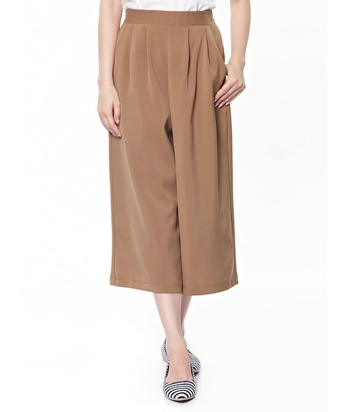 Honeys（ハニーズ）の「ワイドパンツ（パンツ・スキニー・レディース・クロ/コン/キャメル/カーキ・Ｆ）」の2枚目の写真