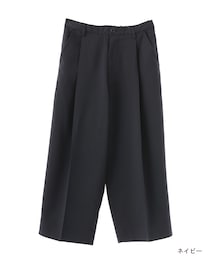 w closet | ツイル7分丈ワイドパンツ(パンツ)