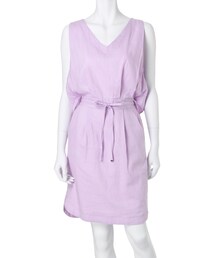 MERCURYDUO | 【LUX】 リネンレイヤードドロストワンピース(ワンピース/ドレス)