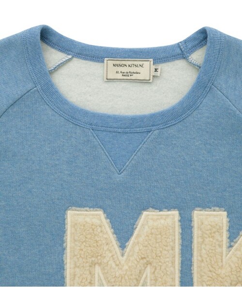 Maison Kitsune（メゾンキツネ）の「Sweat LETTER（トップス・メンズ・ブラック/サックス・XS/S/M/L）」の5枚目の写真