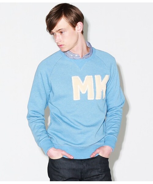 Maison Kitsune（メゾンキツネ）の「Sweat LETTER（トップス・メンズ・ブラック/サックス・XS/S/M/L）」の10枚目の写真