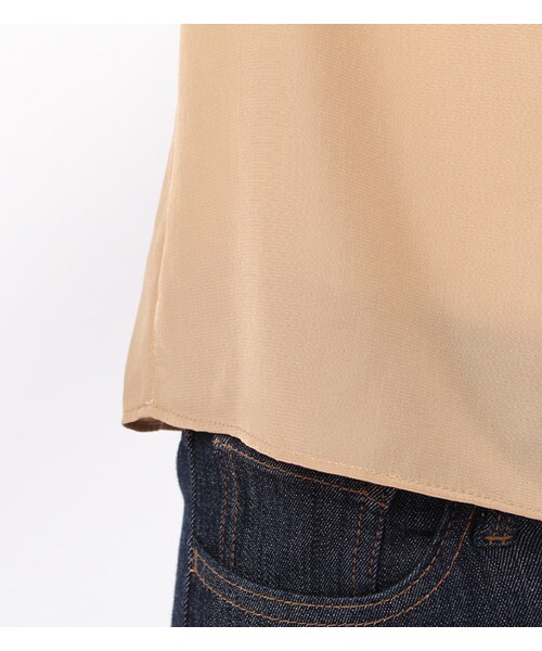 laboratory work（ラボラトリーワーク）の「リボンフレアスリーブブラウス（トップス・レディース・アイボリー/ベージュ/ダークイエロー・M）」の9枚目の写真