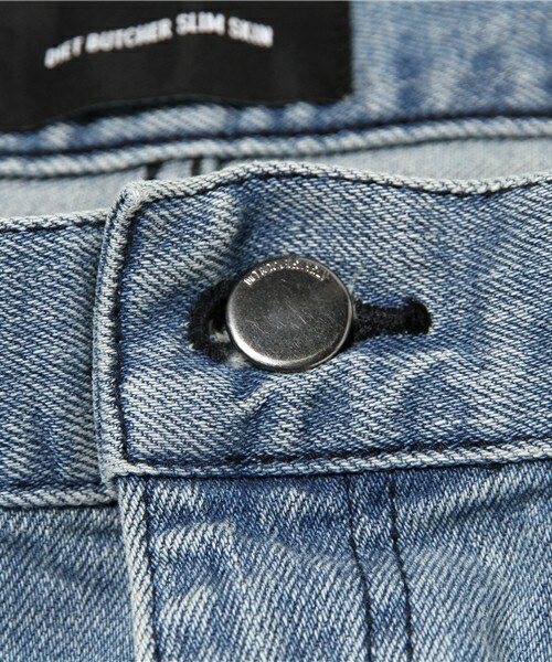 DIET BUTCHER(ダイエットブッチャー)の「DIET BUTCHER SLIM SKIN ダメージストレッチデニム(デニムパンツ・メンズ・ブラック/ダークブルー・1/2/3)」の14枚目の写真