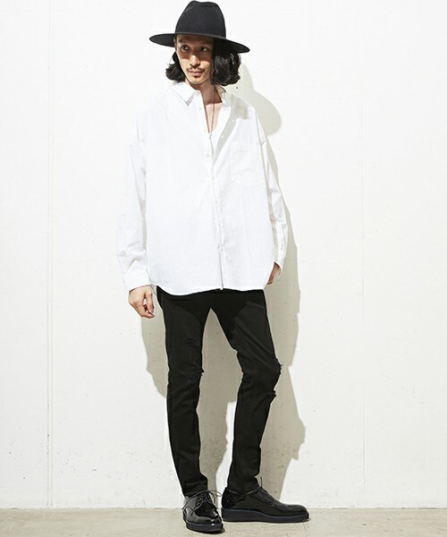 DIET BUTCHER(ダイエットブッチャー)の「DIET BUTCHER SLIM SKIN ダメージストレッチデニム(デニムパンツ・メンズ・ブラック/ダークブルー・1/2/3)」の3枚目の写真