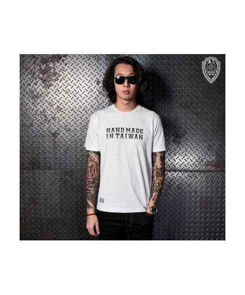 TAKI（タキ）の「TAKI & Rough Crafts Hand Made In Taiwan Tee（その他・メンズ・黑/麻白・S/M/L/XL）」の5枚目の写真