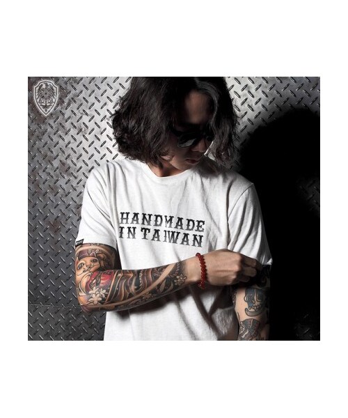 TAKI（タキ）の「TAKI & Rough Crafts Hand Made In Taiwan Tee（その他・メンズ・黑/麻白・S/M/L/XL）」の4枚目の写真