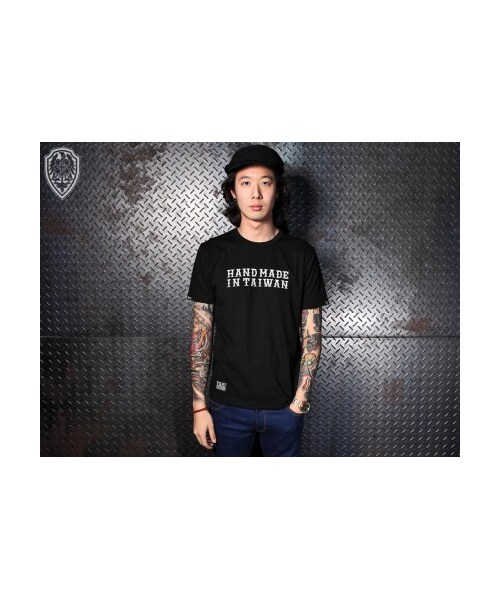 TAKI（タキ）の「TAKI & Rough Crafts Hand Made In Taiwan Tee（その他・メンズ・黑/麻白・S/M/L/XL）」の2枚目の写真