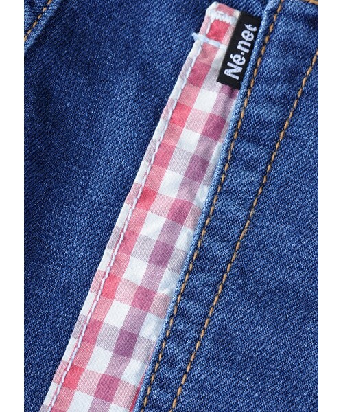 Ne-net（ネネット）の「チェックデニム / パンツ（パンツ・レディース・blue/navy・01/02）」の3枚目の写真