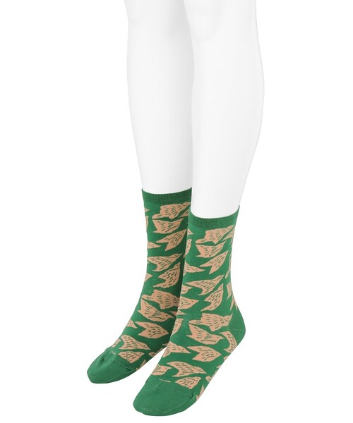 Ne-net（ネネット）の「トリハンソックス / ソックス（レッグウェア・レディース・yellow/green/blue・02）」の5枚目の写真