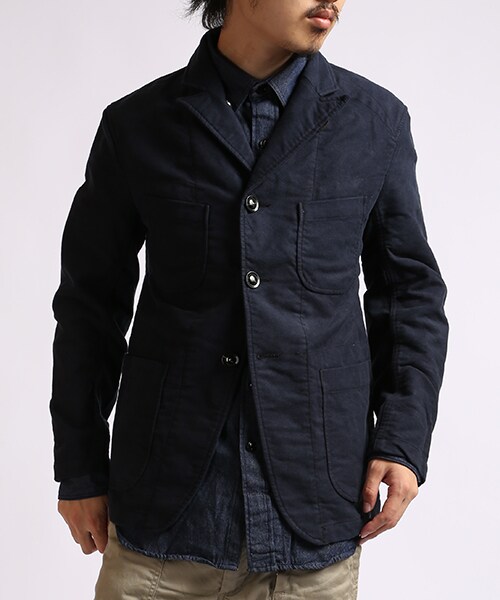 Engineered Garments(エンジニアードガーメンツ)の「BEDFORD JACKET-MOLESKIN(ジャケット/アウター・メンズ・ダークネイビー・S/M)」の13枚目の写真