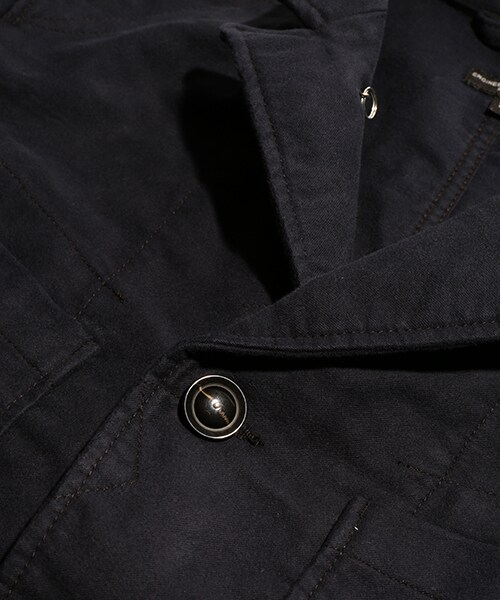Engineered Garments(エンジニアードガーメンツ)の「BEDFORD JACKET-MOLESKIN(ジャケット/アウター・メンズ・ダークネイビー・S/M)」の4枚目の写真