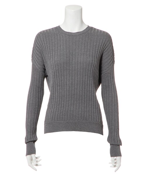 G.V.G.V.（ジーヴィージーヴィー）の「RIBBED WIDE JUMPER（トップス・レディース・BLACK/GREY/KHAKI・XS）」の2枚目の写真
