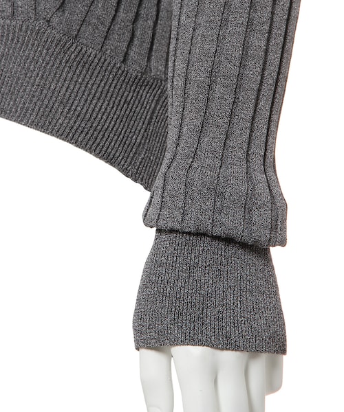 G.V.G.V.（ジーヴィージーヴィー）の「RIBBED WIDE JUMPER（トップス・レディース・BLACK/GREY/KHAKI・XS）」の8枚目の写真