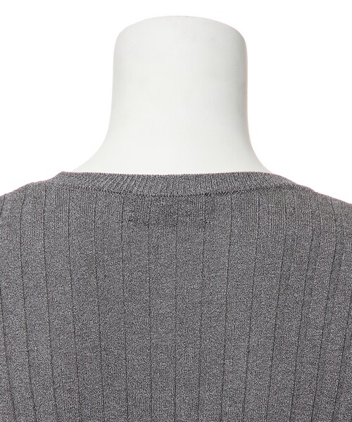 G.V.G.V.（ジーヴィージーヴィー）の「RIBBED WIDE JUMPER（トップス・レディース・BLACK/GREY/KHAKI・XS）」の6枚目の写真