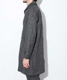 新品 White Mountaineering 24AW グレンチェック コート ホワイト