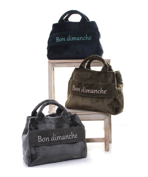 31 Sons de mode（トランテアン　ソン　ドゥ　モード）の「≪秋物ポイント2倍≫サンデーバッグ（バッグ・レディース・チャコールグレー/カーキグリーン/ネイビー・フリー）」の4枚目の写真