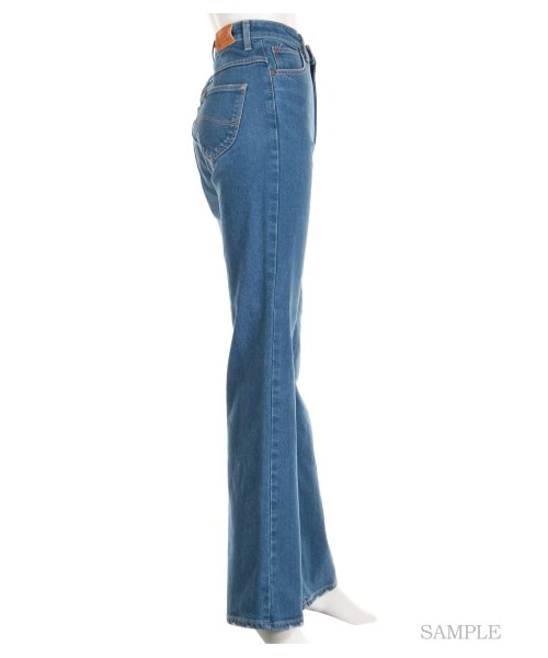 SNIDEL（スナイデル）の「Leeバギーパンツ（デニムパンツ・レディース・SAX/BLU・0/1）」の4枚目の写真