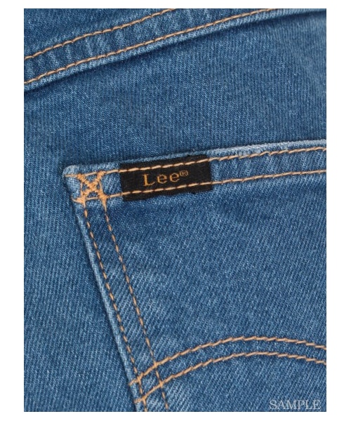 SNIDEL（スナイデル）の「Leeバギーパンツ（デニムパンツ・レディース・SAX/BLU・0/1）」の7枚目の写真