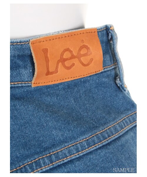 SNIDEL（スナイデル）の「Leeバギーパンツ（デニムパンツ・レディース・SAX/BLU・0/1）」の8枚目の写真