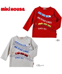 MIKI HOUSE | 【ミキハウス】MHトレイン☆長袖Ｔシャツ(Tシャツ/カットソー)