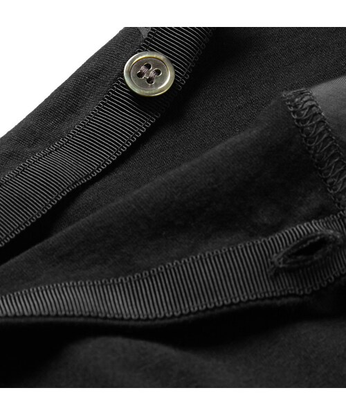 Sacai(サカイ)の「Sacai Shell-Trimmed Cotton-Jersey T-Shirt(Tシャツ/カットソー・メンズ・Black/Gray・1/2/3/4)」の10枚目の写真