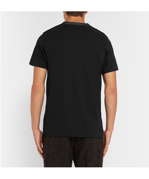 Sacai(サカイ)の「Sacai Shell-Trimmed Cotton-Jersey T-Shirt(Tシャツ/カットソー・メンズ・Black/Gray・1/2/3/4)」の13枚目の写真