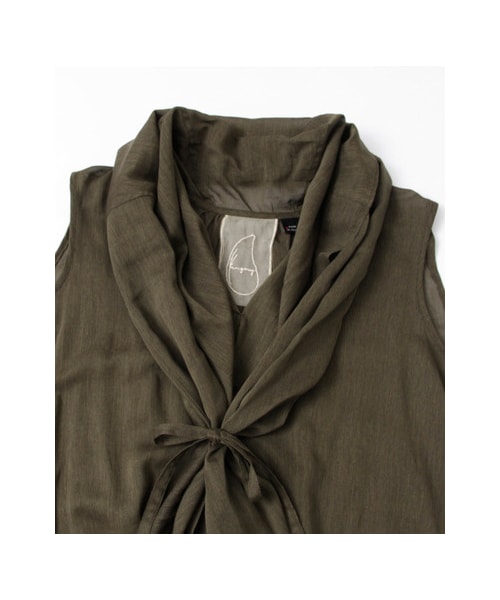 URBAN RESEARCH（アーバンリサーチ）の「Yanganny 3WAYブラウス（トップス・レディース・ブラック/カーキ/ギンガム・38）」の18枚目の写真