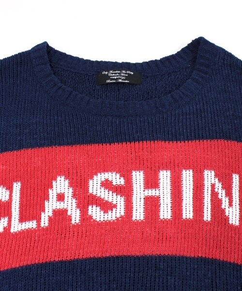 RNA（アールエヌエー）の「＜予約＞ロゴ&ボーダーモールプルオーバー（トップス・レディース・ブラック×ホワイト/ブラック×リーフグリーン/ネイビー/オレンジ・M）」の7枚目の写真