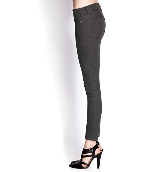 FOREVER 21(フォーエバー トゥエンティーワン)の「FOREVER 21 Favorite Ankle-Length Skinny Jeans(デニムパンツ・レディース・Gray・24/25/26/27/28/29/30)」の2枚目の写真