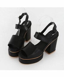 DHOLIC | チャンキーヒールストラップシューズ(サンダル)
