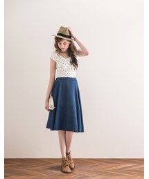 PAZZO | 復古赫本點點排釦小背心(その他)