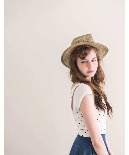 PAZZO（パッゾ）の「復古赫本點點排釦小背心（その他・白底黑點/黑底白點）」の2枚目の写真