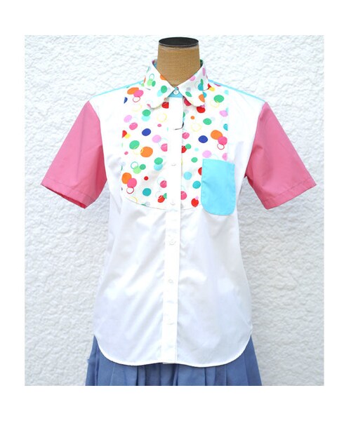 NIRAME.CO(ニラメッコ)の「☆水風船しゃつ。 ladys(シャツ/ブラウス・メンズ・その他)」の1枚目の写真