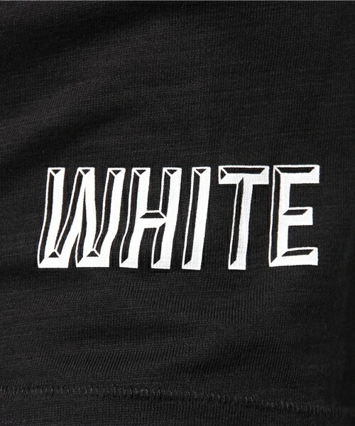 off white（オフホワイト）の「off white 『3D WHITE』ロングTシャツ（Tシャツ/カットソー・メンズ・ブラック・SMALL/MEDIUM）」の8枚目の写真