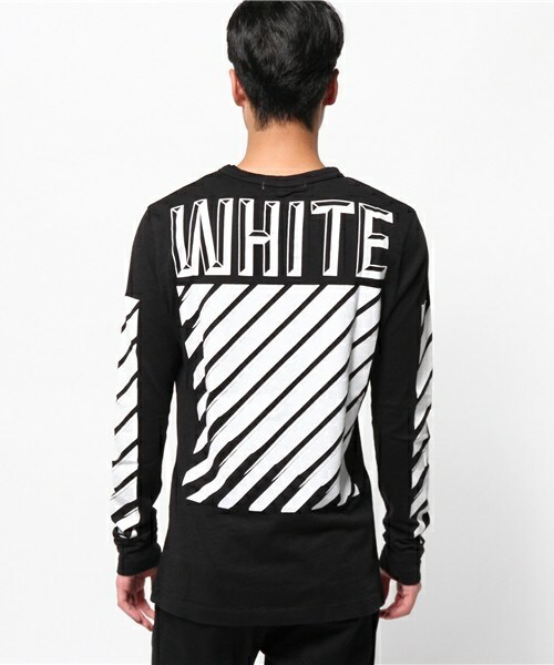 off white（オフホワイト）の「off white 『3D WHITE』ロングTシャツ（Tシャツ/カットソー・メンズ・ブラック・SMALL/MEDIUM）」の3枚目の写真