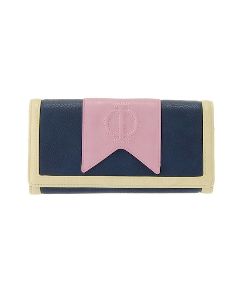 PAMEO POSE（パメオポーズ）の「SASH LONG WALLET（財布・レディース・ベージュ/ネイビー・F）」の2枚目の写真