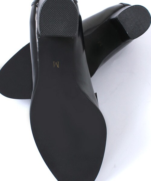 RANDA(ランダ)の「camille bis RANDA/2WAYヒールアップリボンローファー(シューズ・レディース・ブラック/ダークブラウン・S/M/L/LL)」の7枚目の写真