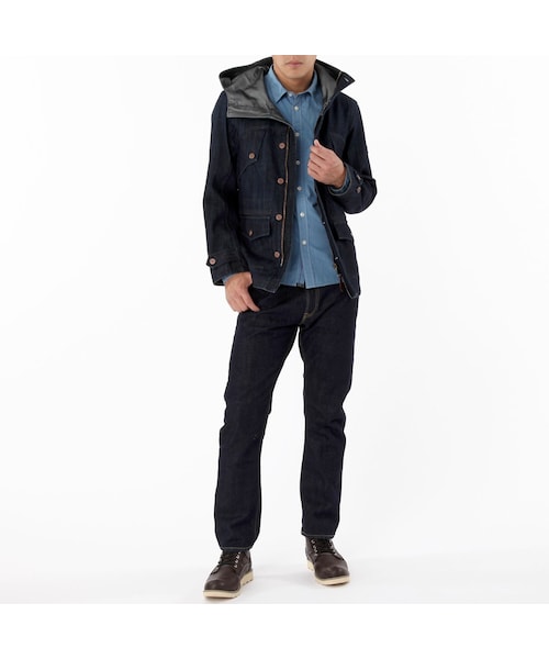 AIGLE（エーグル）の「GORE-TEX デニムマウンテンパーカー