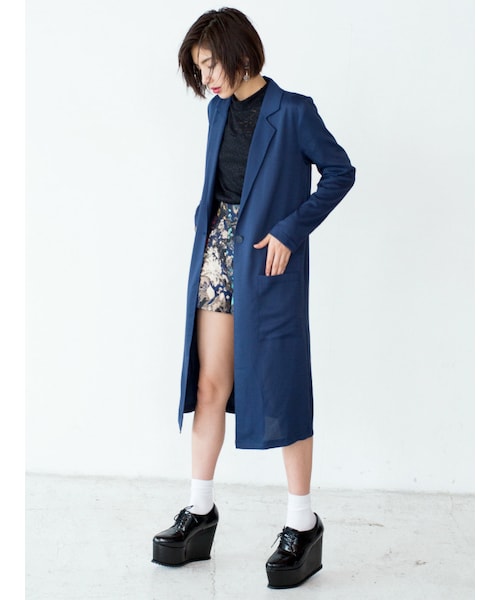 EVRIS（エヴリス）の「プラットフォームシューズ（シューズ・レディース・ブラック/ボルドー・S/M/L）」の3枚目の写真