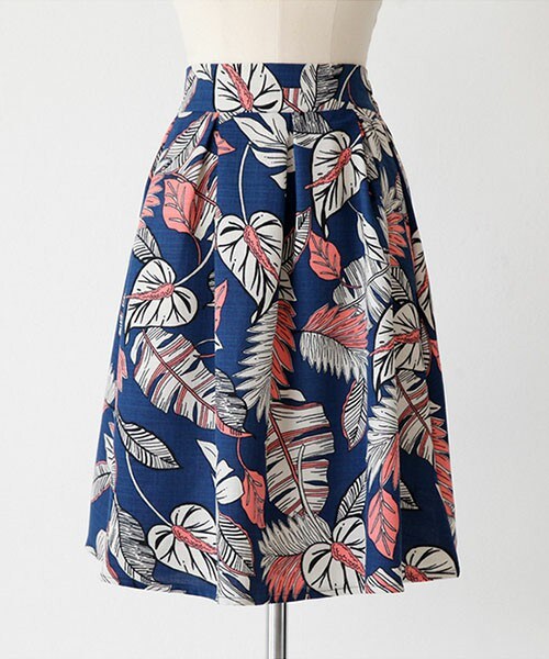 DHOLIC（ディーホリック）の「フラワープリントフレアスカート（スカート・レディース・マスタード/ブルー/グリーン・FREE）」の3枚目の写真