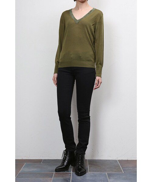 NINE（ナイン）の「スキニーデニム（パンツ・レディース・ホワイト/ブリーチ/ブラック・XS/S/M）」の4枚目の写真