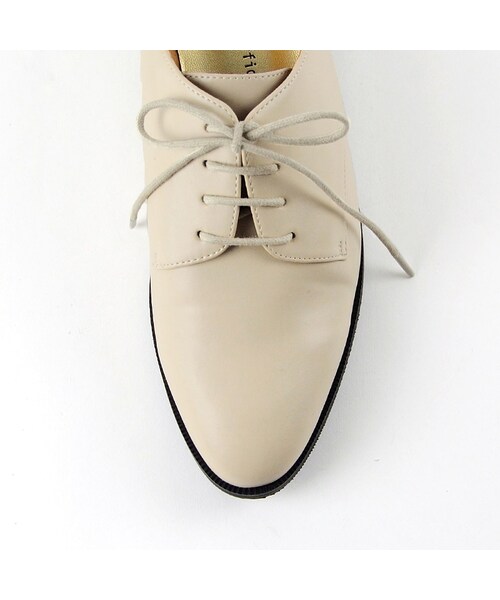 ORiental TRaffic（オリエンタルトラフィック）の「2wayレースアップシューズ（シューズ・レディース・ベージュ/ブラック/グレー・S/M/L/LL）」の5枚目の写真