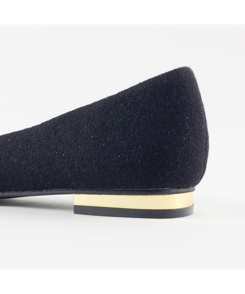 WA ORiental TRaffic(ダブルエーオリエンタルトラフィック)の「ポインテッドフラットパンプス(シューズ・レディース・ブラック/グレー/ピンク・34/35/36/37/38/39/40/41/42)」の7枚目の写真