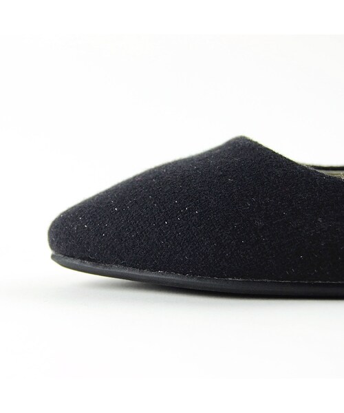 WA ORiental TRaffic(ダブルエーオリエンタルトラフィック)の「ポインテッドフラットパンプス(シューズ・レディース・ブラック/グレー/ピンク・34/35/36/37/38/39/40/41/42)」の8枚目の写真