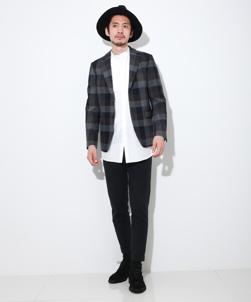 08sircus（ゼロエイトサーカス）の「oil cut block check jacket（その他・メンズ・GRY・1/2）」の12枚目の写真