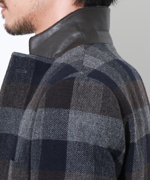 08sircus（ゼロエイトサーカス）の「oil cut block check jacket（その他・メンズ・GRY・1/2）」の10枚目の写真