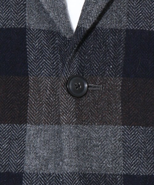 08sircus（ゼロエイトサーカス）の「oil cut block check jacket（その他・メンズ・GRY・1/2）」の7枚目の写真