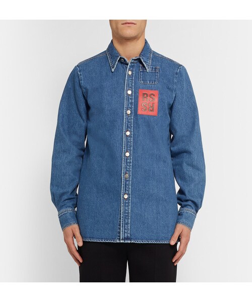 RAF SIMONS（ラフシモンズ）の「Raf Simons Washed-Denim Shirt
