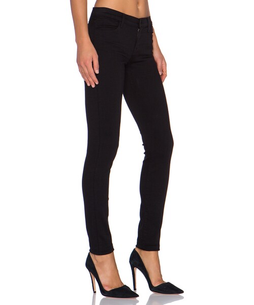 J BRAND（ジェイブランド）の「J Brand Mid Rise Super Skinny（デニムパンツ・レディース・Black・23/24/25/26/27/28/29/30）」の3枚目の写真