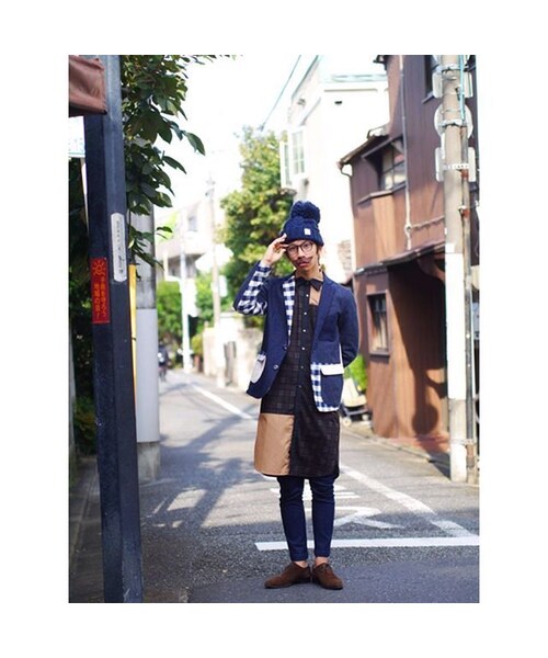 NIRAME.CO（ニラメッコ）の「帽子っこ。　ボンボンVer（シャツ/ブラウス・メンズ・その他）」の2枚目の写真